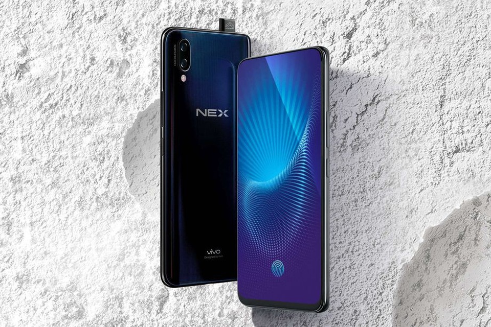 Smartphone hoàn toàn không viền màn hình với camera trước cực độc - 1 NEX sở hữu thiết kế không viền, tích hợp cảm biến vân tay ngay lên màn hình