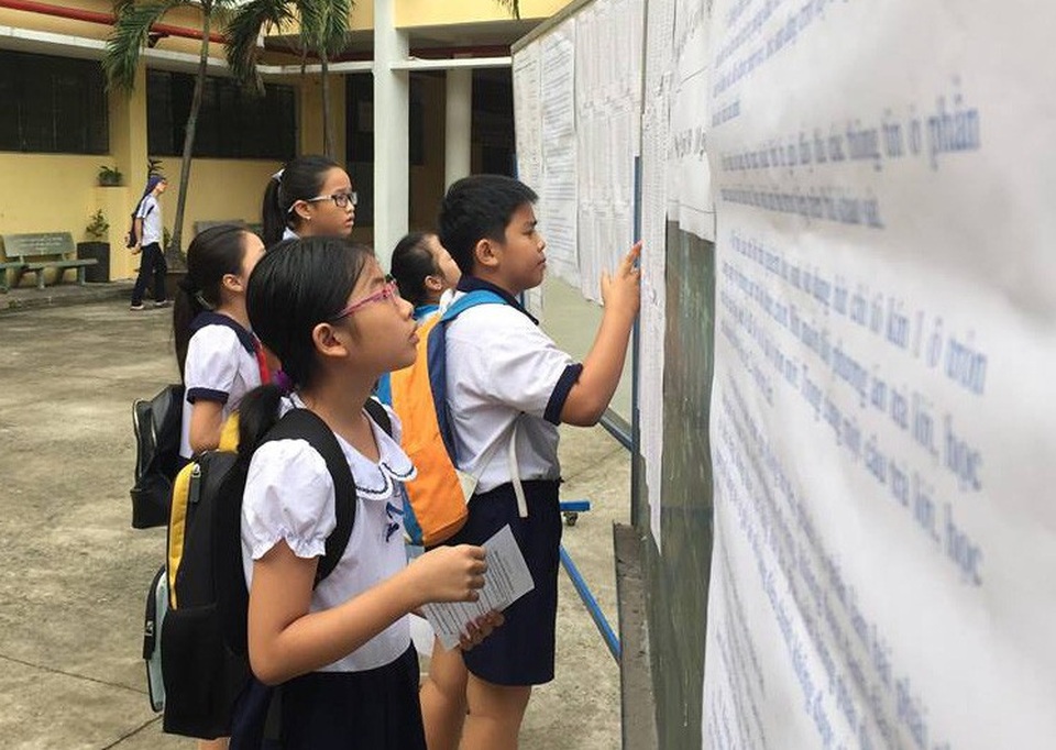 Hàng ngàn học sinh giỏi tranh suất vào lớp 6 trường Trần Đại Nghĩa - 4 Hàng ngàn học sinh giỏi tranh suất vào lớp 6 trường Trần Đại Nghĩa - 4