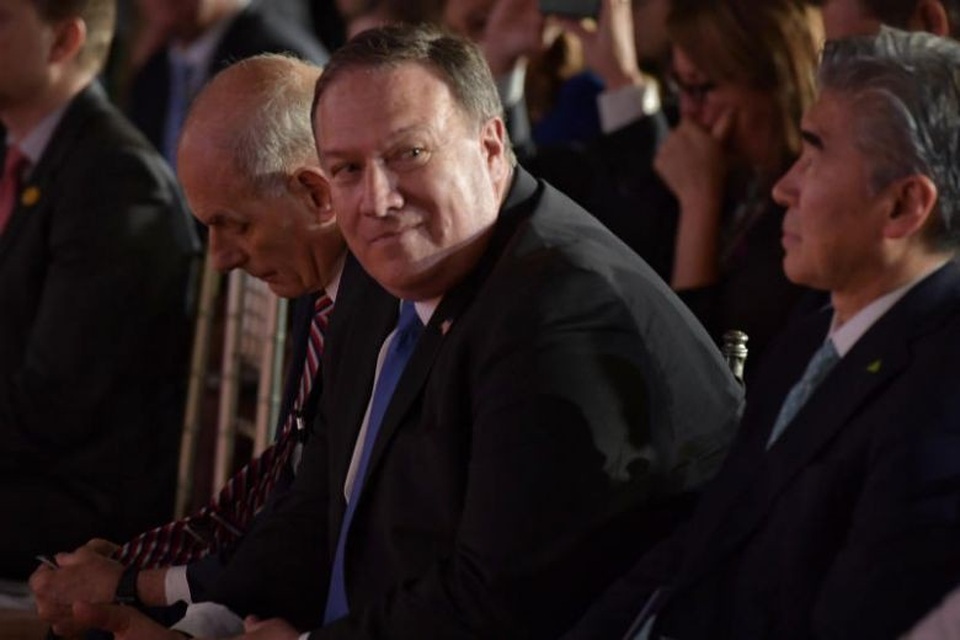 Mỹ muốn Triều Tiên giải trừ hạt nhân trong hơn 2 năm - 1
Ngoại trưởng Mỹ Mike Pompeo (Ảnh: Straits Times)