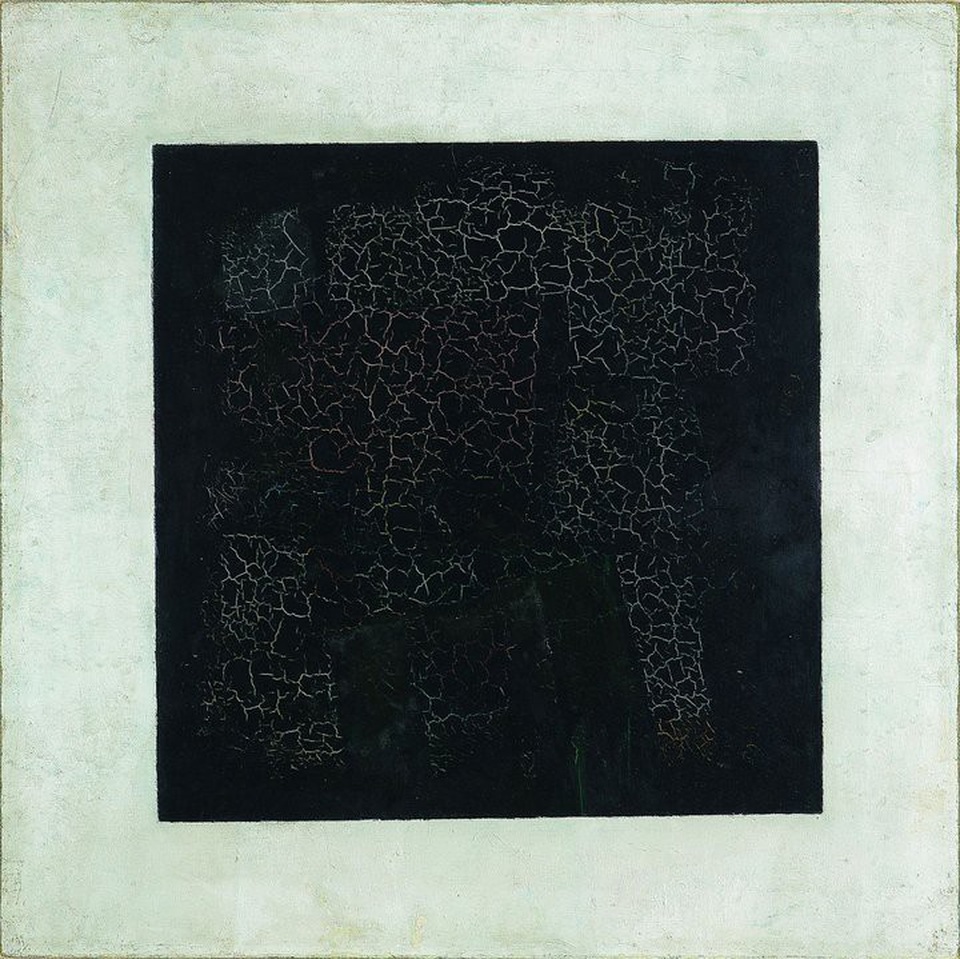Những bức tranh nổi tiếng nhất của hội họa Nga - 10 Bức “Hình vuông đen” (1915) - Kazimir Malevich