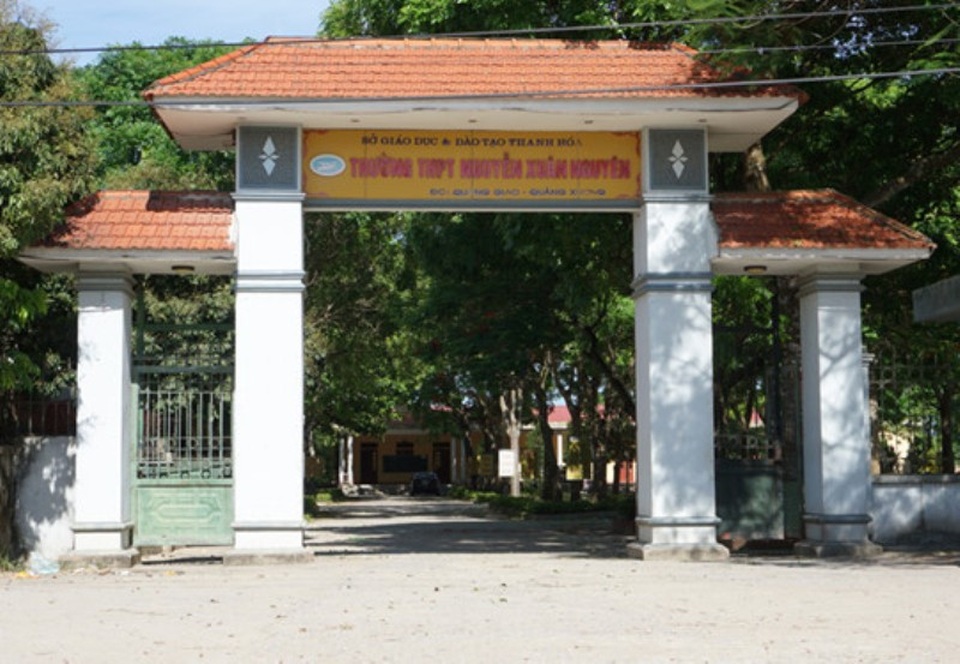 Thanh Hóa: Nhiều giáo viên THPT bị “bỏ rơi” trước thềm năm học mới? - 2 Trường THPT Nguyễn Xuân Nguyên - một trong những trường nằm trong diện giải thể sắp tới