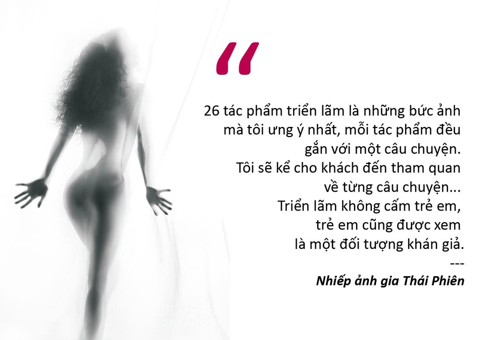 Xem thêm: 26 bức ảnh nude của Thái Phiên được cấp phép triển lãm