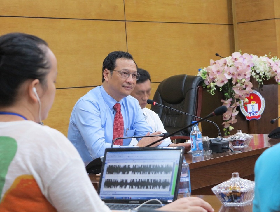 Thi lớp 10 tại TPHCM: Hơn 500 thí sinh bỏ thi trong ngày đầu - 1 Ông Lê Hoài Nam, Phó giám đốc Sở GD-ĐT TPHCM trong buổi họp báo ngày thi đầu kỳ thi tuyển sinh vào lớp 10