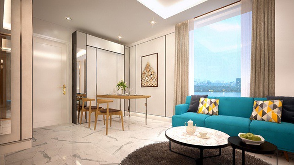 Cuộc sống yên bình trong không gian sinh thái Hồ Tây - 2 Các căn hộ LIMO (little modern - nhỏ, hiện đại) tại D. El Dorado II được thiết kế tối ưu trong diện tích nhỏ gọn nhưng vẫn đảm bảo sự tiện nghi, luôn tràn ngập ánh sáng tự nhiên và có tầm nhìn thoàng đãng hướng Hồ Tây và sông Hồng.
