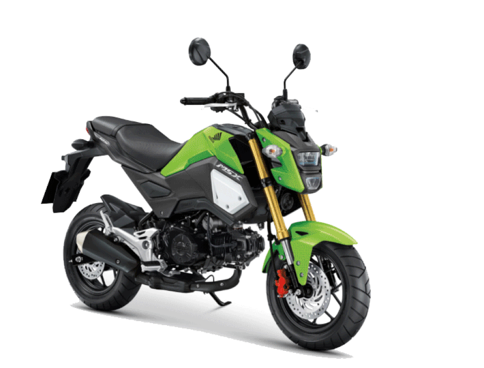 Honda ra mắt MSX 125 phiên bản mới, giá từ 49,9 triệu đồng - 1
Tại các thị trường khác, mẫu MSX 125 còn có tên gọi là Grom, với trang bị hệ thống phanh chống bó cứng ABS.