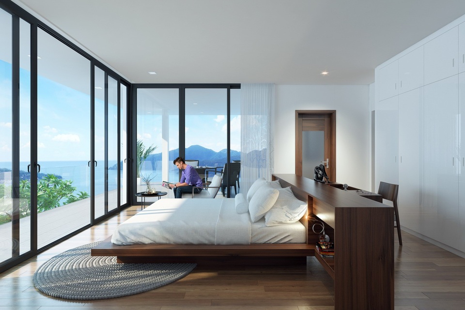 Biệt thự nghỉ dưỡng nào ở Nha Trang khiến giới siêu giàu khao khát sở hữu? - 3 Tầm nhìn ‘đắt giá’ Panorana hướng ra vịnh Nha Trang