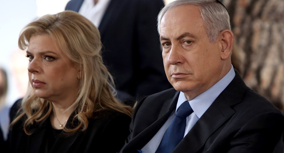 Thủ tướng Israel Benjamin Netanyahu và phu nhân Sara Netanyahu (Ảnh: AP)