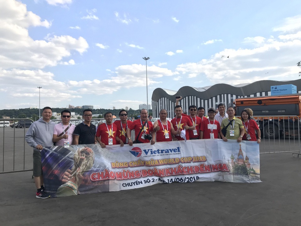 
Đoàn khách Vietravel tại Nga sẵn sàng “bùng cháy” cùng World Cup
