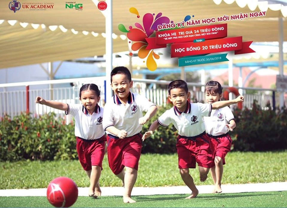 Con đường khác cho học sinh ngoài công lập? - 2 Học sinh UK Academy tham gia thường xuyên các hoạt động phát triển thể lực toàn diện.