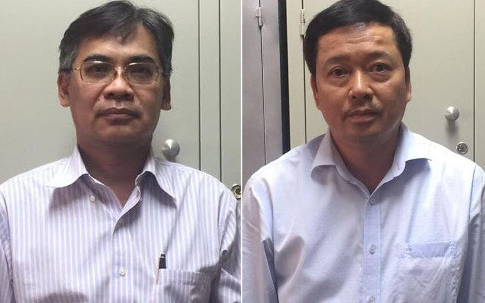 Lời khai chấn động: "Chuyện bịa đặt" khiến loạt sếp lớn bị khởi tố, bắt giam - 1
Ông Từ Thành Nghĩa (trái) và Võ Quang Huy
