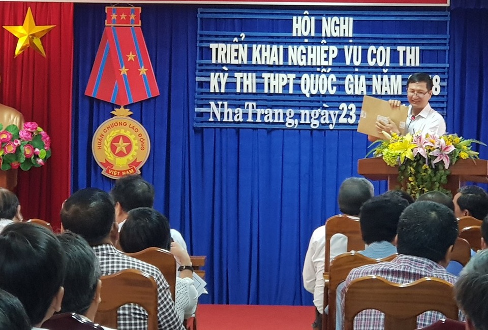Khánh Hòa: Hơn 13.500 thí sinh thi THPT quốc gia 2018 - 1 Trong kỳ thi THPT quốc gia năm 2018, toàn tỉnh Khánh Hòa có 13.558 thí sinh đăng ký dự thi