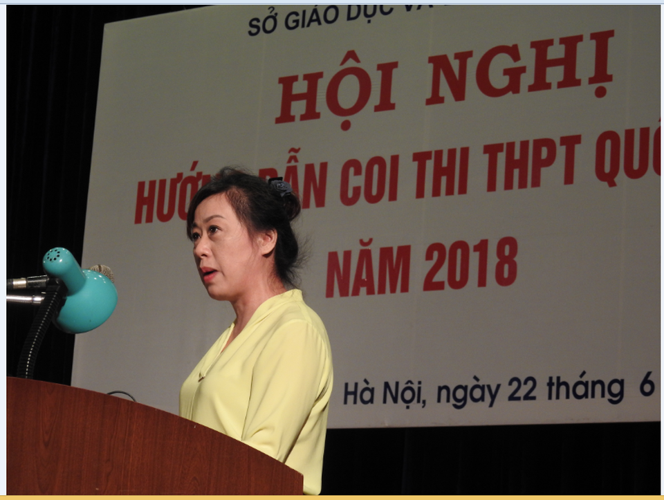 Hà Nội: Đóng cửa hàng quán trước cổng trường trong những ngày thi - 1
Bà Đoàn Kiều Oanh - Chánh Thanh tra Sở GD&ĐT Hà Nội.