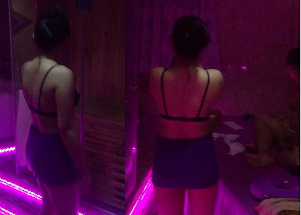 Nhân viên tiệm massage khu phố Tây kích dục "kiểu Thái" cho khách - 2
Hai tiếp viên của cơ sở massage Zues bị bắt quả tang đang kích dục cho khách.