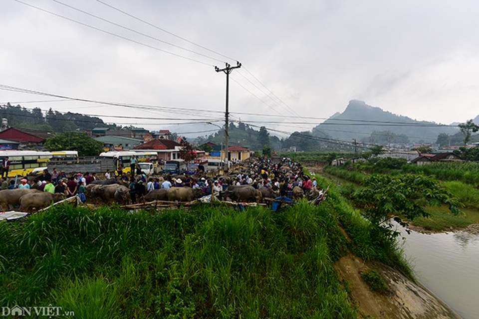 Chợ được mở vào mỗi sáng chủ nhật ngay gần chợ phiên Bắc Hà nên có rất đông người đến từ khắp các thôn, bản vùng cao của tỉnh Lào Cai và có khi có cả các tỉnh khác tụ hội về đây để tham quan, vui chơi.