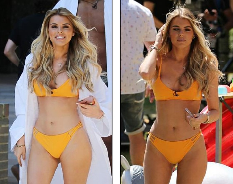 
Hayley Hughes gợi cảm khi ghi hình cho 1 chương trình truyền hình tại Anh ngày 25/6 vừa qua
