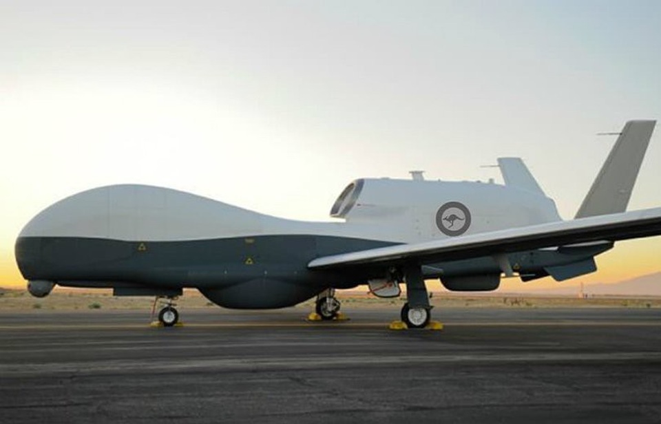 Australia chi hơn 5 tỷ USD mua máy bay tuần tra Biển Đông - 1 Máy bay không người lái MQ-4C (Ảnh: Bộ Quốc phòng Mỹ)