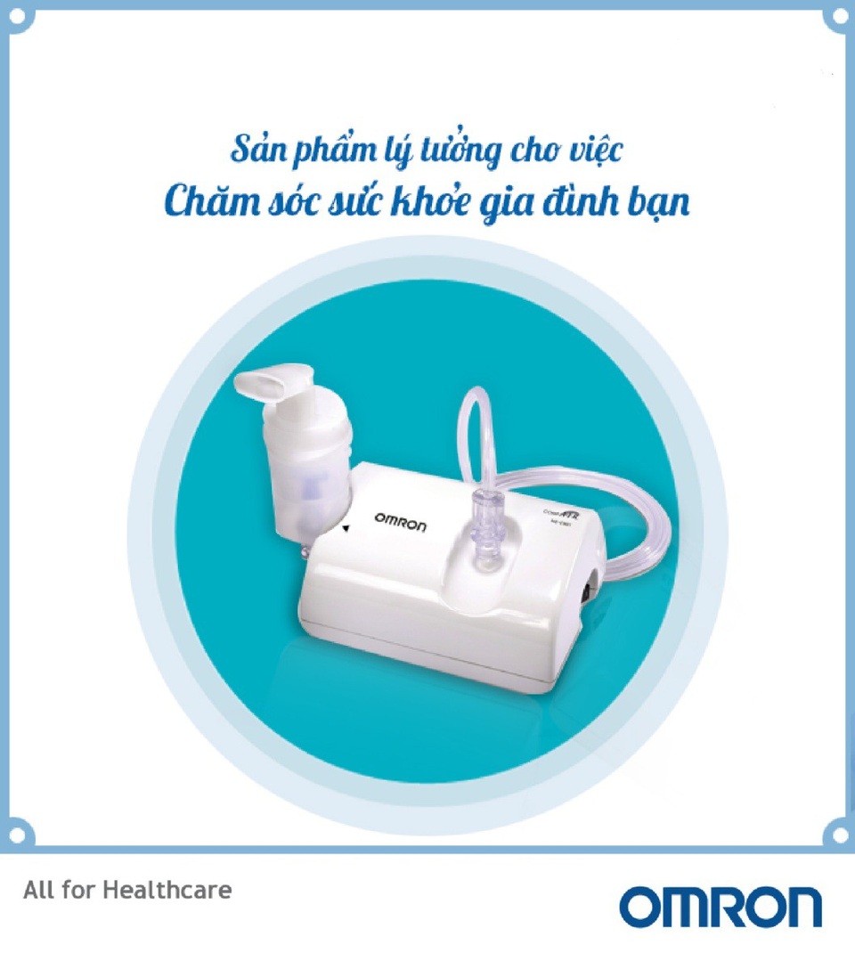Làm gì để bảo vệ hệ hô hấp? - 3 Máy xông mũi họng Omron được xem là giải pháp hiệu quả trong cách điều trị các bệnh về đường hô hấp