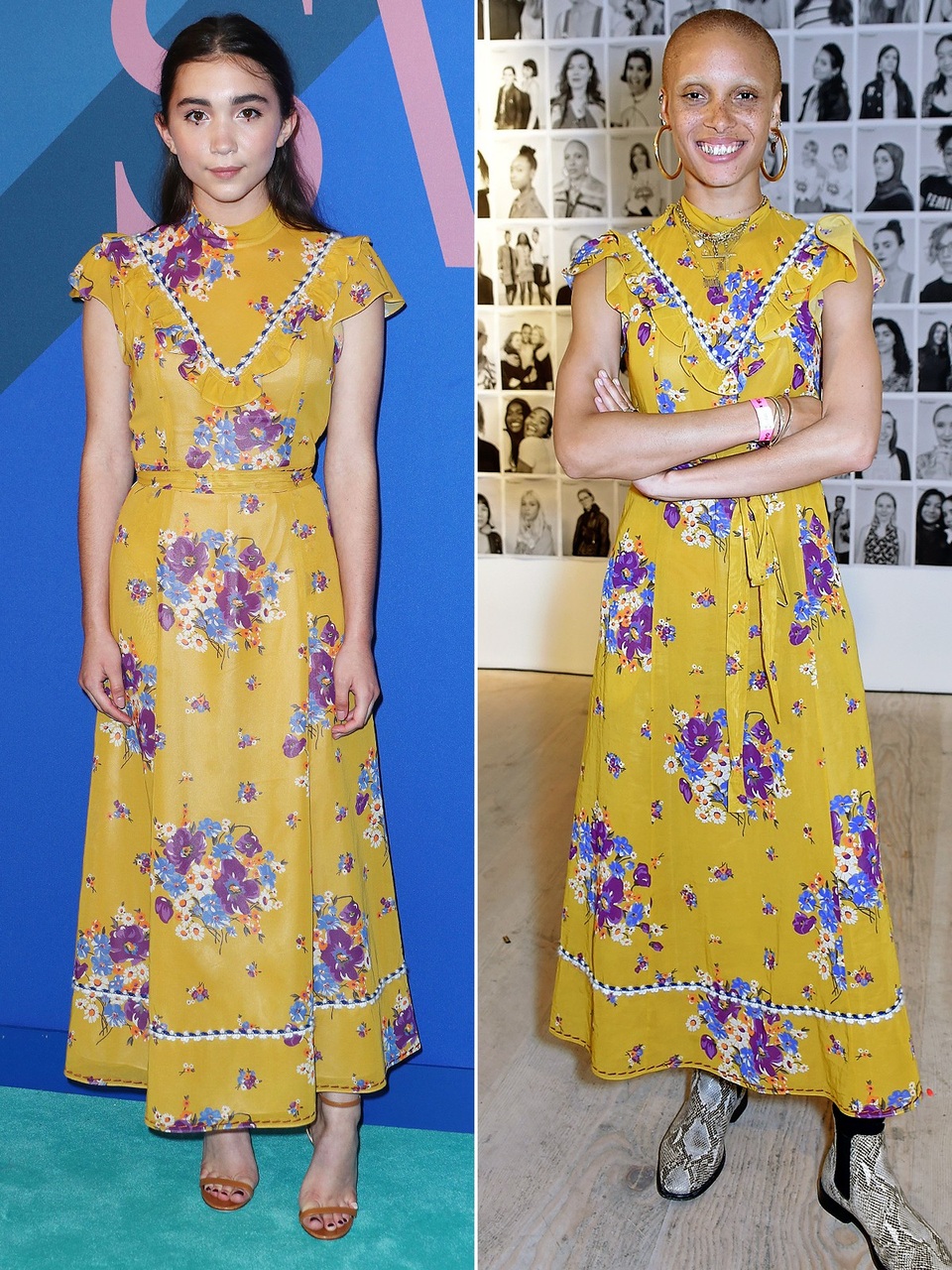 Khi người đẹp đụng hàng - 19
ROWAN BLANCHARD & ADWOA ABOAH điệu đà với váy Coach
