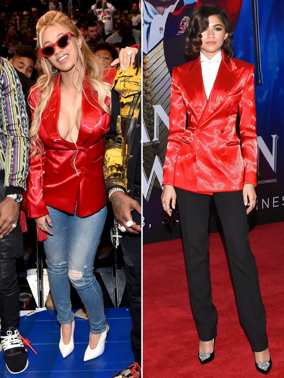 Khi người đẹp đụng hàng - 21
CARDI B & ZENDAYA đều thích chiếc áo vest Ralph Lauren