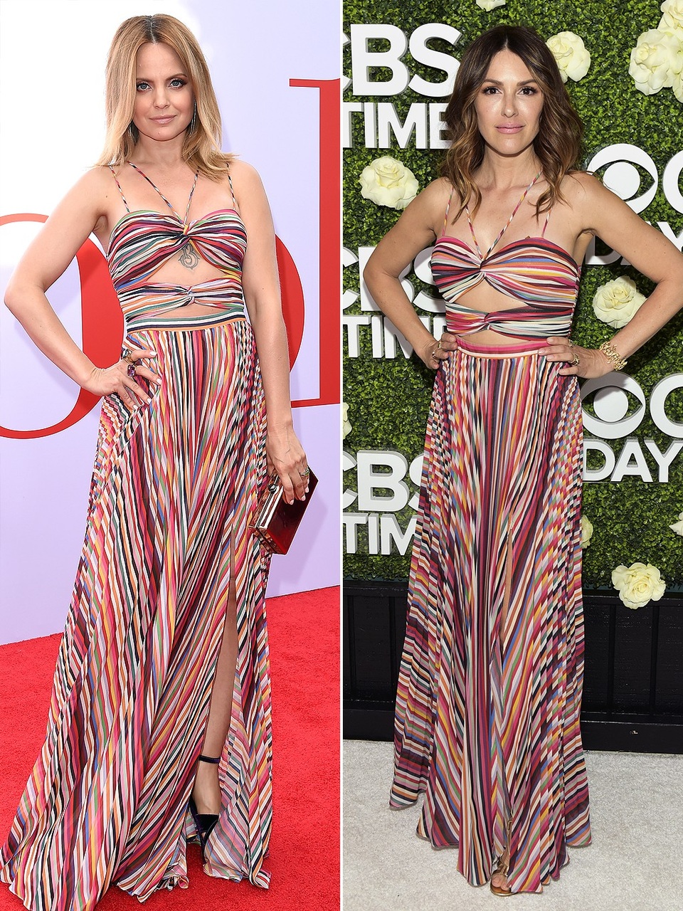 Khi người đẹp đụng hàng - 7
MENA SUVARI & ELIZABETH HENDRICKSON diện váy giá 798 USD của AMUR