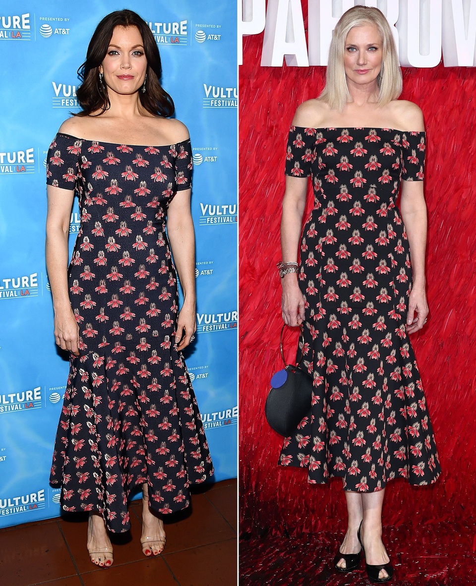 Khi người đẹp đụng hàng - 12
BELLAMY YOUNG & JOELY RICHARDSON điệu đà với váy gần 2000 USD của Temperley London