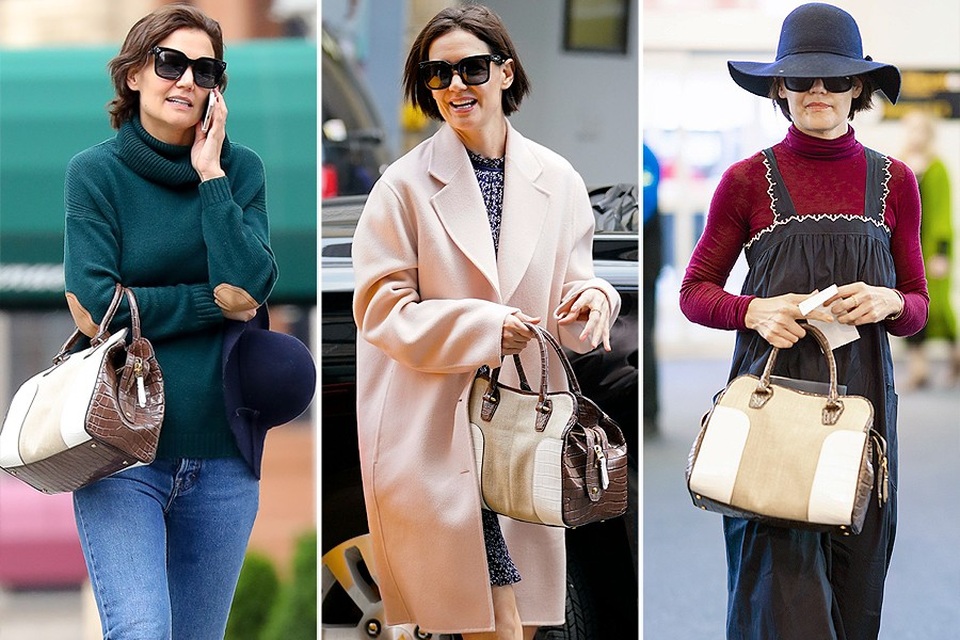 Sao và những món đồ cưng - 12
Katie Holmes với chiếc túi Tods năng động - dễ dùng