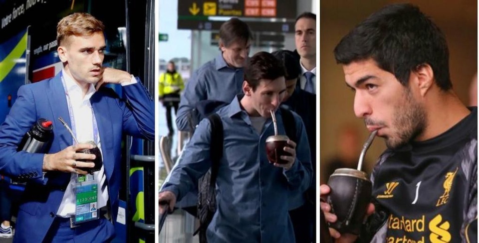 Các cầu thủ nổi tiếng rất quen thuộc với thức trà này, có thể kể tới Griezmann (tuyển Pháp), Messi (tuyển Argentina), Suarez (tuyển Uruguay).