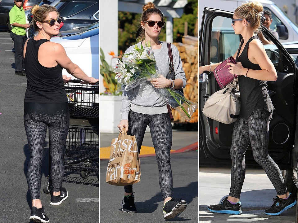 Sao và những món đồ cưng - 2
Ashley Greene và chiếc quần năng động Kiragrace