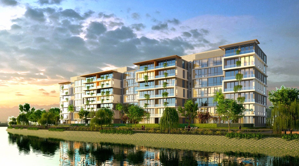 Jamona Sky Villas - Biệt thự trên không ven sông duy nhất tại quận 7 - 1 Jamona Sky Villas nằm kiêu hãnh bên dòng sông xanh mát