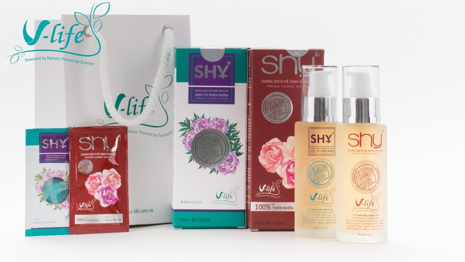 V-Life - thương hiệu chuyên nghiệp tiên phong chăm sóc sức khoẻ phụ khoa - 5 Sản phẩm được đóng gói hộp cẩn thận trước khi đem ra thị trường tiêu thụ.