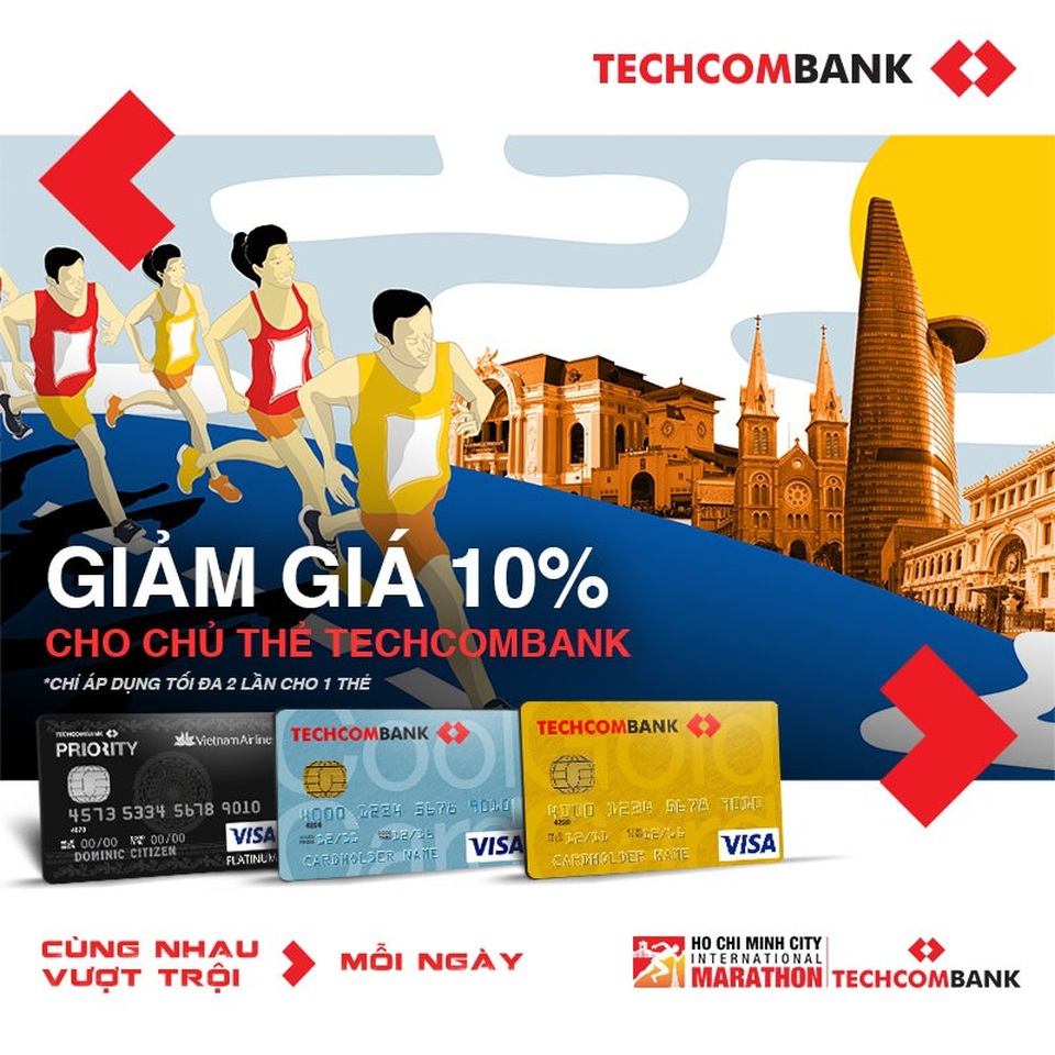 Giải Marathon Quốc tế TP.HCM Techcombank 2018 sẽ tổ chức vào ngày 2/12 - 1