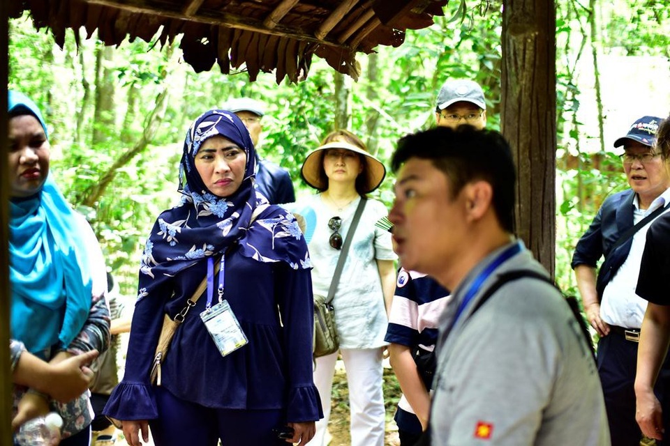 Đại biểu Fazuiahton AG.Samad (Malaysia) cho rằng địa đạo Củ Chi là một trong những điểm nhấn của TPHCM