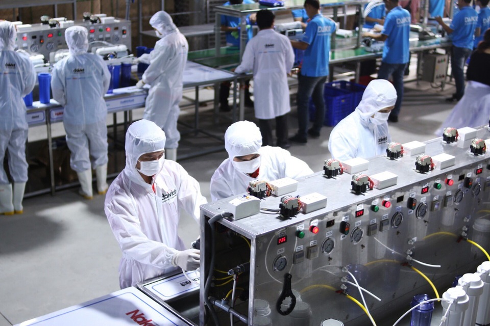 Công ty Đại Việt đã đầu tư nhà máy sản xuất máy lọc nước có quy mô lớn tại TP.HCM