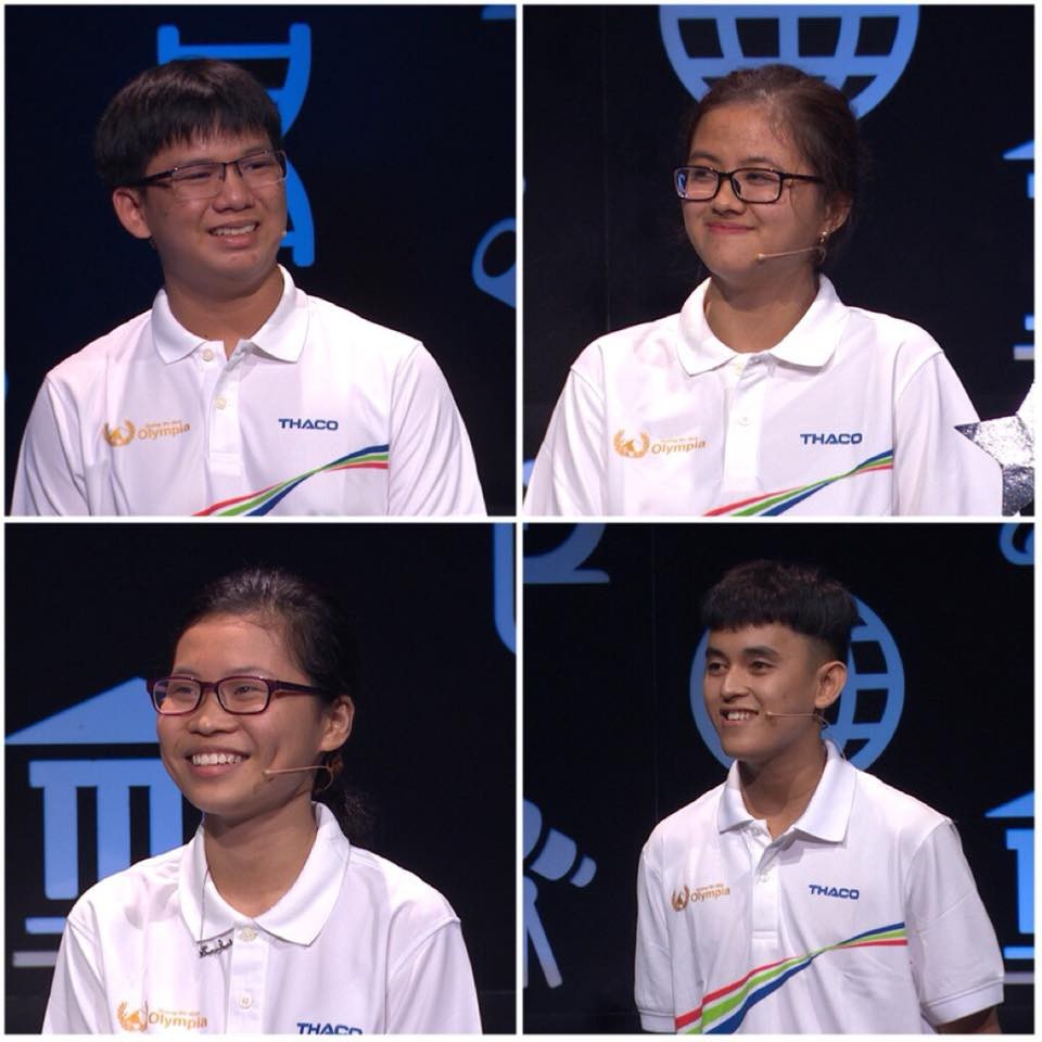 Nữ sinh chuyên Ams bứt phá vượt trội ở cuộc thi tuần Olympia - 1 4 thí sinh tham gia cuộc thi Tuần 1 Tháng 1 Quý 4