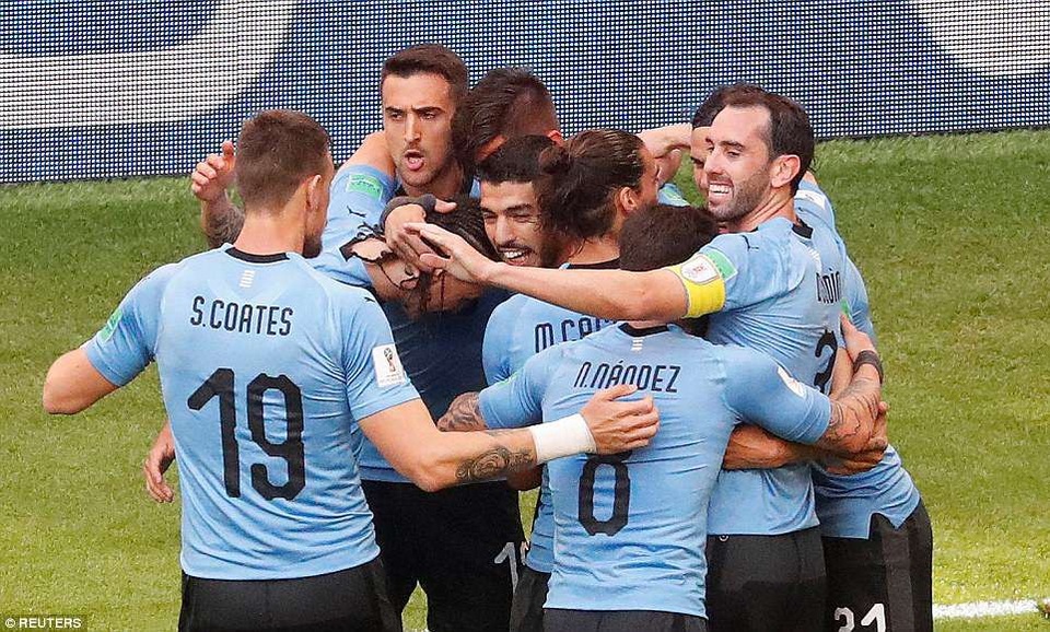 
Uruguay chưa để thủng lưới tại World Cup năm nay
