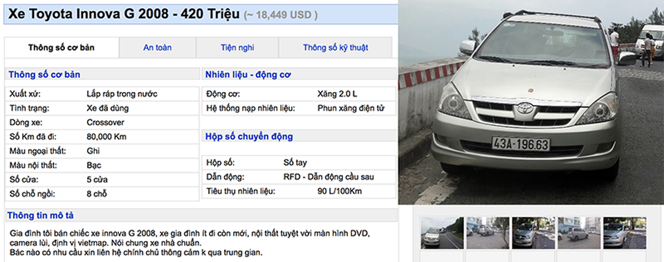 Toyota Innova chạy hơn 10 năm vẫn có giá 350 triệu đồng - 4 Toyota Innova chạy hơn 10 năm vẫn có giá 350 triệu đồng - 4