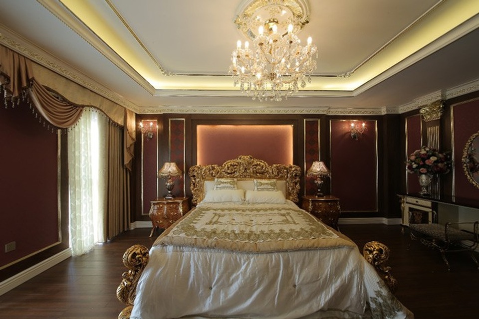 Khám phá biệt thự mang thương hiệu Vimefulland - 4
Nội thất phòng ngủ của đôi vợ chồng trẻ biệt thự mẫu mang thương hiệu Vimefulland.