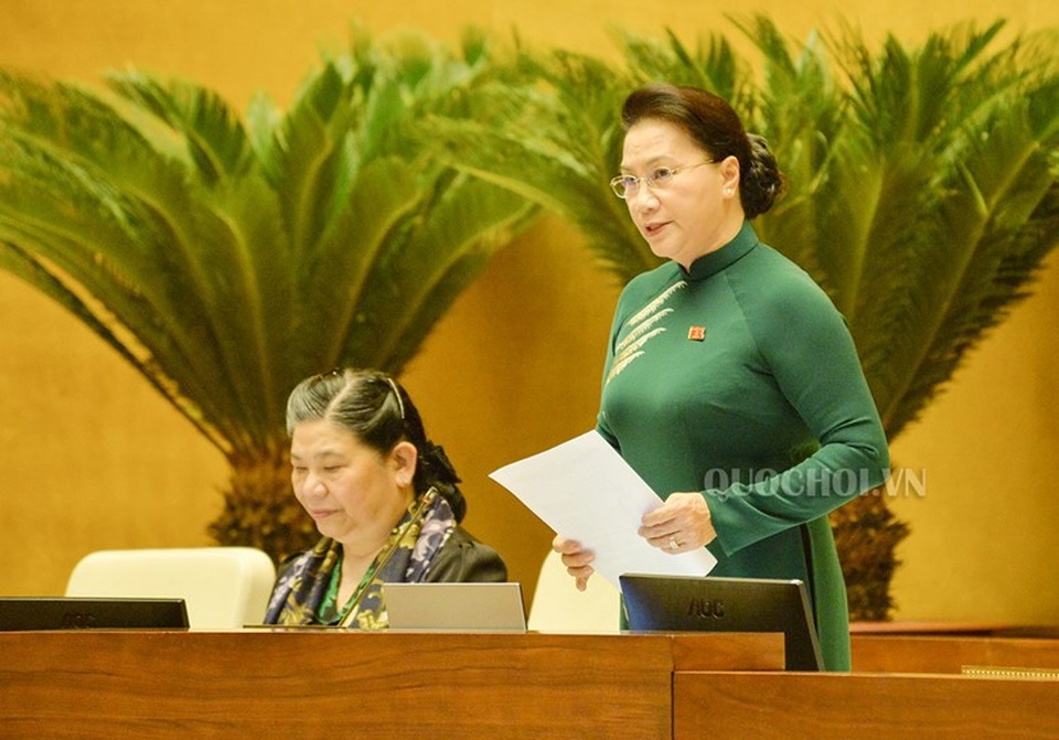 Chủ tịch Quốc hội: Trả lại tên gọi cũ "trạm thu phí BOT" là được - 1
Chủ tịch Quốc hội Nguyễn Thị Kim Ngân: Nên sử dụng tên gọi cũ - trạm thu phí BOT