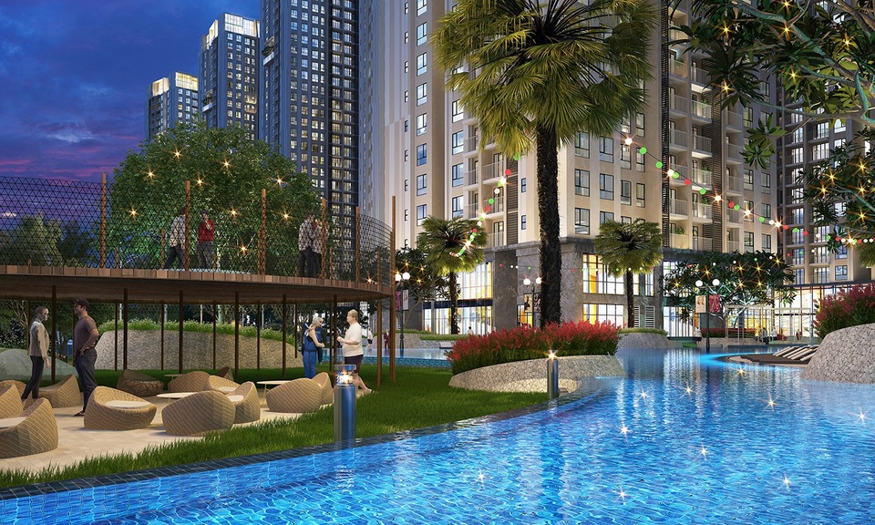 Tìm căn hộ lý tưởng nhất tại Gem Riverside - 2 Đặc trưng của căn hộ Duplex là có chiều cao thông tầng và cửa sổ kính rộng lớn, tạo sự khác biệt trong từng góc nhìn