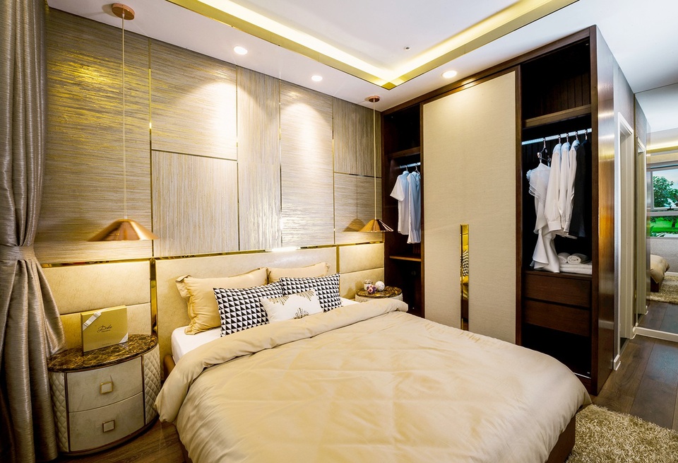 Tìm căn hộ lý tưởng nhất tại Gem Riverside - 4 Phòng ngủ master của căn hộ có diện tích từ 94 – 95m2 được bố trí sang trọng