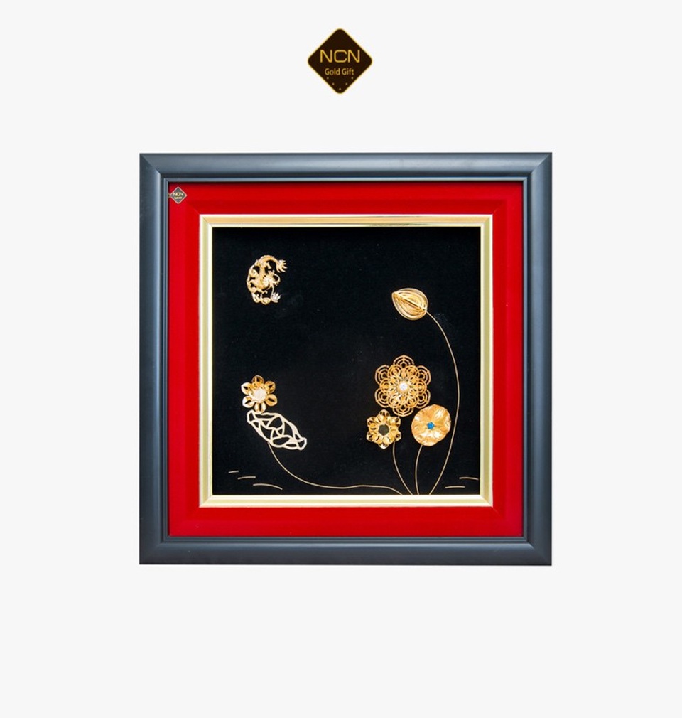 Xu hướng mới trong văn hóa tặng quà - 7
Tranh Sen Cá Vàng TL 03 20X20