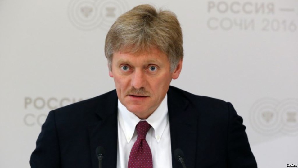 Phản ứng bất ngờ của Nga khi được mời lại G8 - 1
Người phát ngôn Điện Kremlin Dmitry Peskov (Ảnh: RFE)