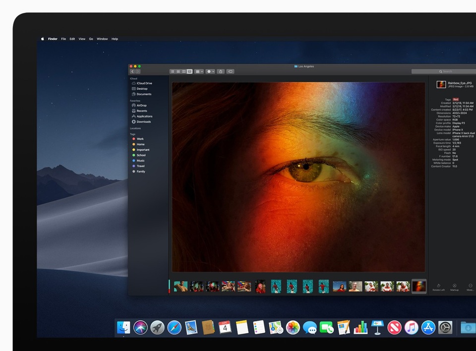 Mac OS Mojave chính thức ra mắt, cải tiến đáng nể - 1 Dark Mode