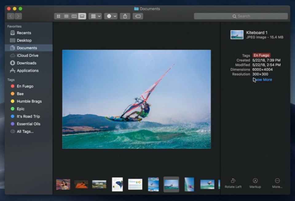 Mac OS Mojave chính thức ra mắt, cải tiến đáng nể - 3 Chỉnh sửa ảnh trực tiếp trên Finder