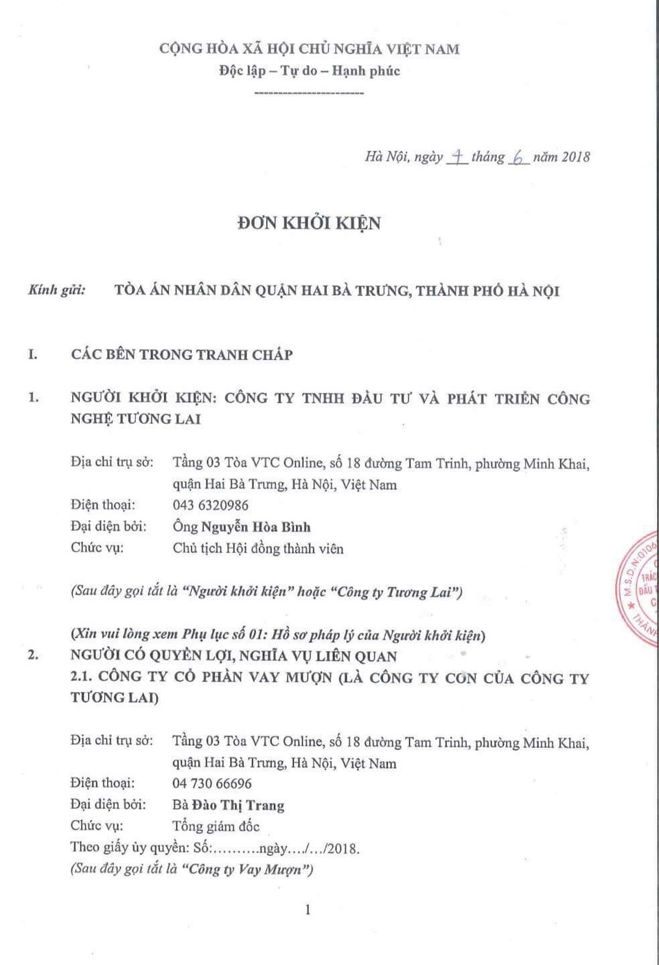 Startup Việt dậy sóng vì cuộc tranh cãi "vay mượn" chất xám từ đối thủ - 2 Đơn khởi kiện từ NextTech