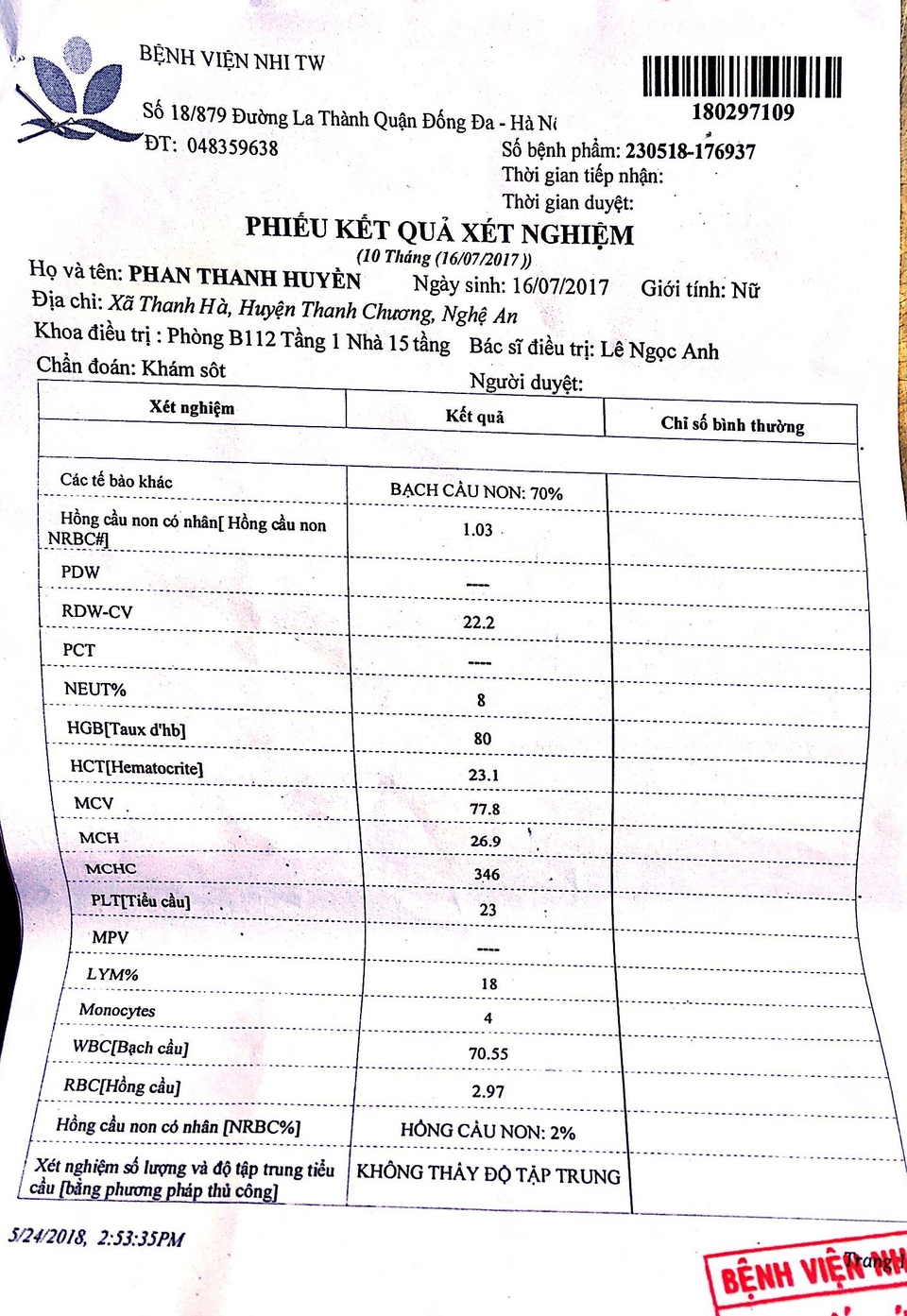 Thương cháu bé 10 tháng tuổi bụng to như cái trống - 9