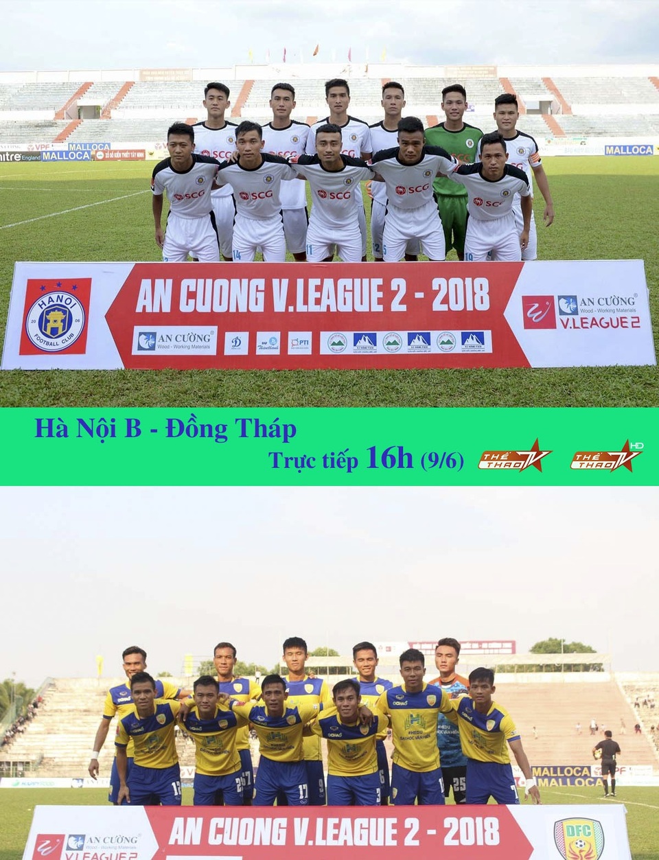 Trận cầu muộn nhất ở vòng đấu thứ 7 là chuyến làm khách dự báo nhiều khó khăn của Đồng Tháp tại Hà Nội B. Đội chủ nhà nổi tiếng có lối chơi khó chịu, đặc biệt trên sân nhà. Sau 6 vòng đấu, đội bóng Thủ đô chỉ mới thua duy nhất một trận trước CLB Huế và sẽ là một ẩn số chờ đón thầy trò HLV Công Minh