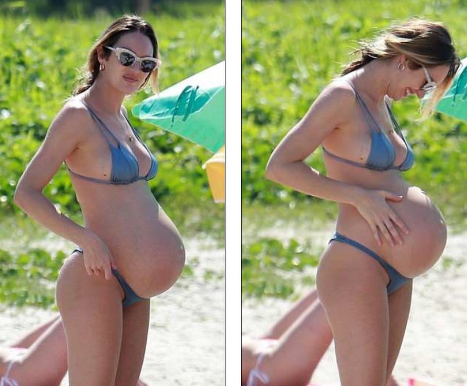 Candice Swanepoel gần sinh vẫn diện bikini - 4
Cô vẫn rất thon thả và nhanh nhẹn