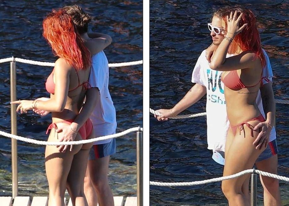 Rita Ora diện bikini gợi cảm bên bạn trai - 15
Rita và Adrew không rời nhau nửa bước.