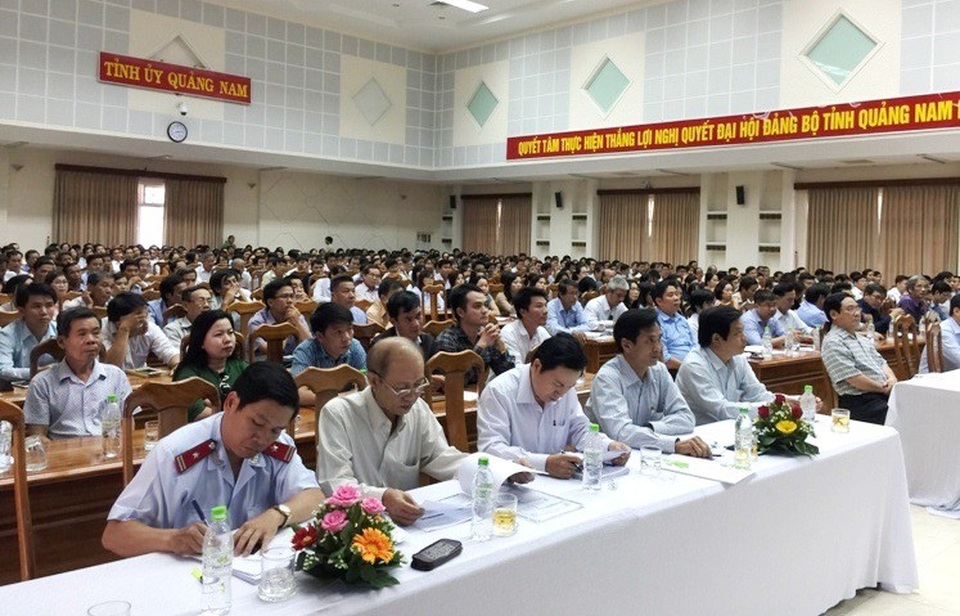Quảng Nam: Tập huấn công tác thi THPT Quốc gia 2018 - 1 Cán bộ tập huấn công tác thi THPT Quốc gia 2018 tại địa bàn Quảng Nam